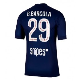 Paris Saint-Germain Bradley Barcola #29 Thuis tenue 2025-26 Korte Mouw