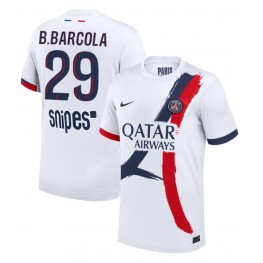 Paris Saint-Germain Bradley Barcola #29 Uit tenue 2025-26 Korte Mouw