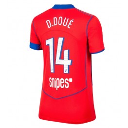 Paris Saint-Germain Desire Doue #14 Derde tenue Dames 2025-26 Korte Mouw