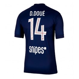 Paris Saint-Germain Desire Doue #14 Thuis tenue 2025-26 Korte Mouw