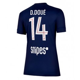 Paris Saint-Germain Desire Doue #14 Thuis tenue Dames 2025-26 Korte Mouw