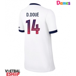Paris Saint-Germain Desire Doue #14 Uit tenue Dames 2026-27 Korte Mouw