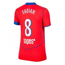 Paris Saint-Germain Fabian Ruiz #8 Derde tenue Dames 2025-26 Korte Mouw