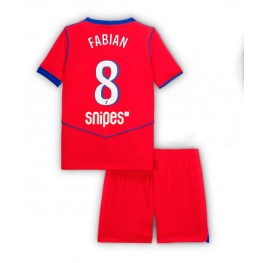 Paris Saint-Germain Fabian Ruiz #8 Derde tenue Kids 2025-26 Korte Mouw (+ Korte broeken)