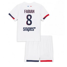 Paris Saint-Germain Fabian Ruiz #8 Uit tenue Kids 2025-26 Korte Mouw (+ Korte broeken)
