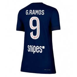 Paris Saint-Germain Goncalo Ramos #9 Thuis tenue Dames 2025-26 Korte Mouw
