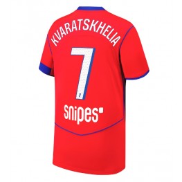 Paris Saint-Germain Khvicha Kvaratskhelia #7 Derde tenue 2025-26 Korte Mouw