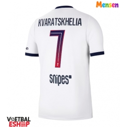 Paris Saint-Germain Khvicha Kvaratskhelia #7 Uit tenue 2026-27 Korte Mouw
