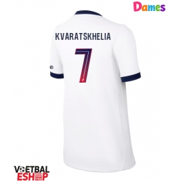 Paris Saint-Germain Khvicha Kvaratskhelia #7 Uit tenue Dames 2026-27 Korte Mouw