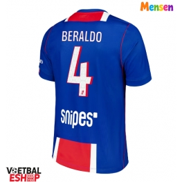 Paris Saint-Germain Lucas Beraldo #4 Thuis tenue 2026-27 Korte Mouw