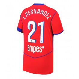 Paris Saint-Germain Lucas Hernandez #21 Derde tenue 2025-26 Korte Mouw