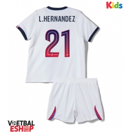 Paris Saint-Germain Lucas Hernandez #21 Uit tenue Kids 2026-27 Korte Mouw (+ Korte broeken)