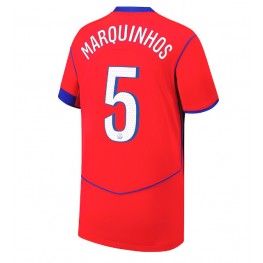 Paris Saint-Germain Marquinhos #5 Derde tenue 2025-26 Korte Mouw