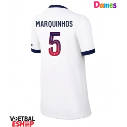 Paris Saint-Germain Marquinhos #5 Uit tenue Dames 2026-27 Korte Mouw
