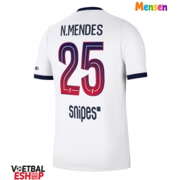 Paris Saint-Germain Nuno Mendes #25 Uit tenue 2026-27 Korte Mouw