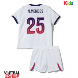 Paris Saint-Germain Nuno Mendes #25 Uit tenue Kids 2026-27 Korte Mouw (+ Korte broeken)