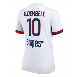 Paris Saint-Germain Ousmane Dembele #10 Uit tenue Dames 2025-26 Korte Mouw
