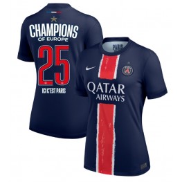 Paris Saint-Germain Thuis tenue Dames 2024-25 UCL Champions Korte Mouw