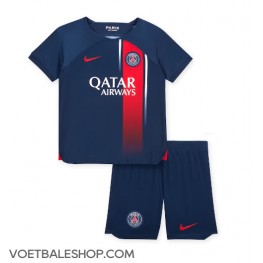 Paris Saint-Germain Thuis tenue Kids 2023-24 Korte Mouw (+ Korte broeken)