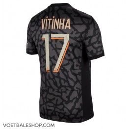 Paris Saint-Germain Vitinha Ferreira #17 Derde tenue 2023-24 Korte Mouw