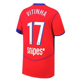 Paris Saint-Germain Vitinha #17 Derde tenue 2025-26 Korte Mouw