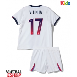 Paris Saint-Germain Vitinha #17 Uit tenue Kids 2026-27 Korte Mouw (+ Korte broeken)