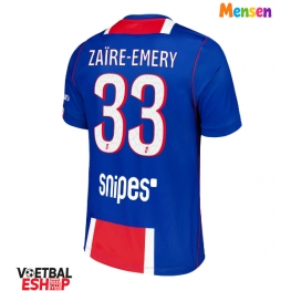 Paris Saint-Germain Warren Zaire-Emery #33 Thuis tenue 2026-27 Korte Mouw
