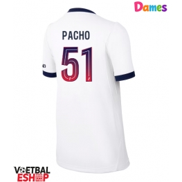 Paris Saint-Germain Willian Pacho #51 Uit tenue Dames 2026-27 Korte Mouw