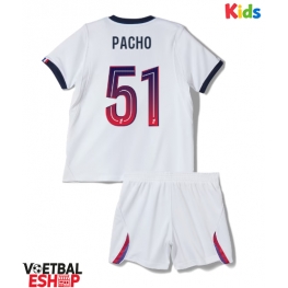 Paris Saint-Germain Willian Pacho #51 Uit tenue Kids 2026-27 Korte Mouw (+ Korte broeken)