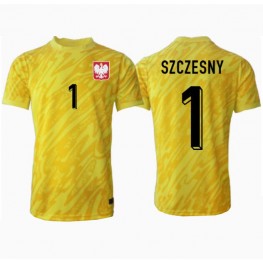 Polen Wojciech Szczesny #1 Keeper Thuis tenue EK 2024 Korte Mouw