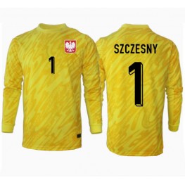 Polen Wojciech Szczesny #1 Keeper Thuis tenue EK 2024 Lange Mouw