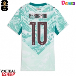 Portugal Bernardo Silva #10 Uit tenue Dames WK 2026 Korte Mouw