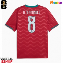 Portugal Bruno Fernandes #8 Thuis tenue WK 2026 Korte Mouw