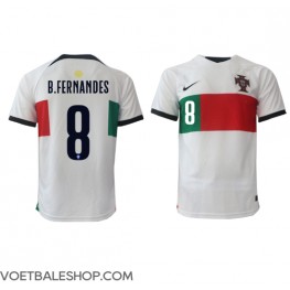 Portugal Bruno Fernandes #8 Uit tenue WK 2022 Korte Mouw