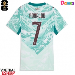 Portugal Cristiano Ronaldo #7 Uit tenue Dames WK 2026 Korte Mouw