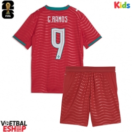 Portugal Goncalo Ramos #9 Thuis tenue Kids WK 2026 Korte Mouw (+ Korte broeken)