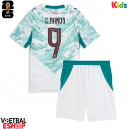 Portugal Goncalo Ramos #9 Uit tenue Kids WK 2026 Korte Mouw (+ Korte broeken)