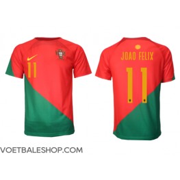 Portugal Joao Felix #11 Thuis tenue WK 2022 Korte Mouw