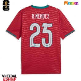 Portugal Nuno Mendes #25 Thuis tenue WK 2026 Korte Mouw