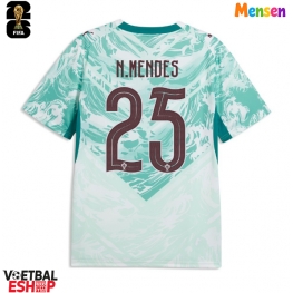 Portugal Nuno Mendes #25 Uit tenue WK 2026 Korte Mouw