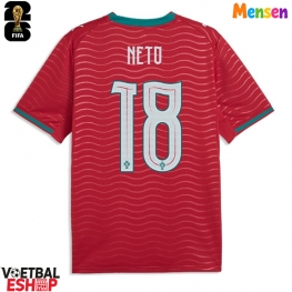 Portugal Pedro Neto #18 Thuis tenue WK 2026 Korte Mouw