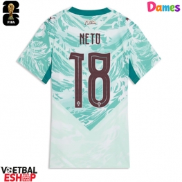 Portugal Pedro Neto #18 Uit tenue Dames WK 2026 Korte Mouw