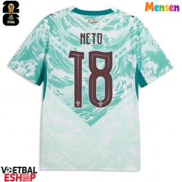 Portugal Pedro Neto #18 Uit tenue WK 2026 Korte Mouw