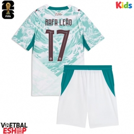 Portugal Rafael Leao #17 Uit tenue Kids WK 2026 Korte Mouw (+ Korte broeken)