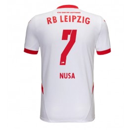 RB Leipzig Antonio Nusa #7 Thuis tenue 2024-25 Korte Mouw