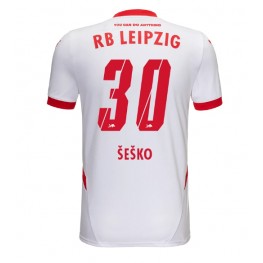 RB Leipzig Benjamin Sesko #30 Thuis tenue 2024-25 Korte Mouw