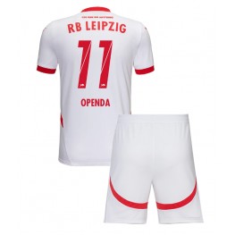 RB Leipzig Lois Openda #11 Thuis tenue Kids 2024-25 Korte Mouw (+ Korte broeken)