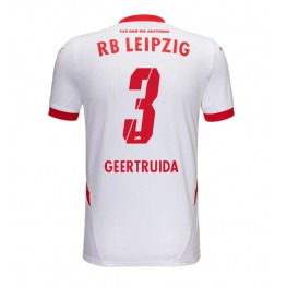 RB Leipzig Lutsharel Geertruida #3 Thuis tenue 2024-25 Korte Mouw