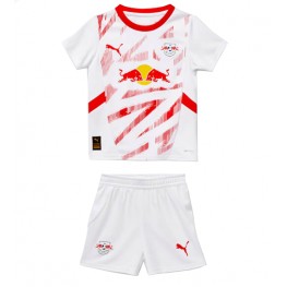 RB Leipzig Thuis tenue Kids 2024-25 Korte Mouw (+ Korte broeken)