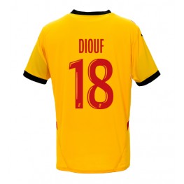 RC Lens Andy Diouf #18 Thuis tenue 2024-25 Korte Mouw
